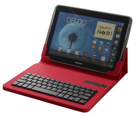 Acessórios universais do PC da tabuleta de Android/IOS/Windows tampa removível da caixa do couro da carteira do teclado de Bluetooth de 10,1 polegadas