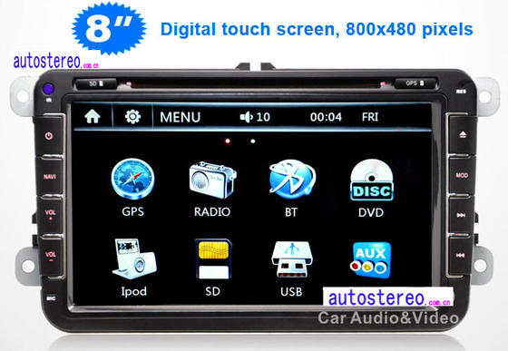 Estéreo do carro para o carro Sat estereofônico Nav de AutoRadio da unidade da cabeça de Seat Leon Alhambra Altea Toledo GPS Satnav DVD