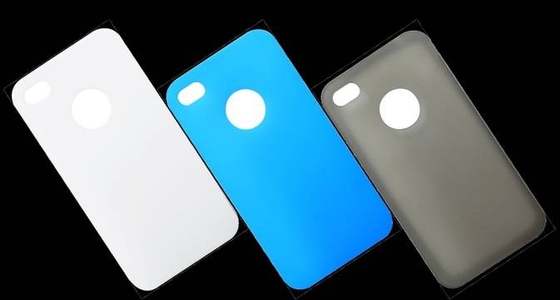Branco durável não - tóxico silicone capa protetora Iphone fazer o filme com personalizar o logotipo
