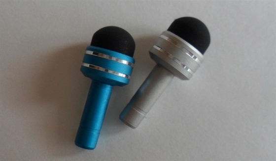 Tocha Design Mini Touch Screen caneta Stylus como Dustproof Plug para todos 3,5 milímetros Jack de fone de ouvido